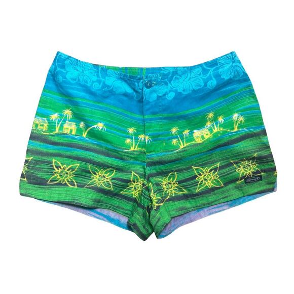VTG. Y2K SIDEOUT‎ GRAPHIC BEACH SHORTS VACATION SUMMER SIZE M - Picture 2 of 7